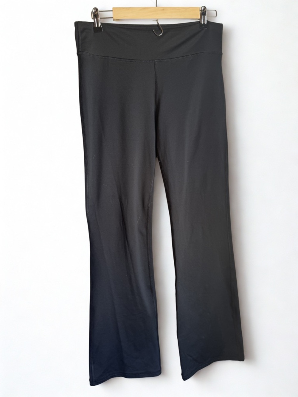 aerie Black Boot-Cut High-Rise Active Pants/Yoga Pants